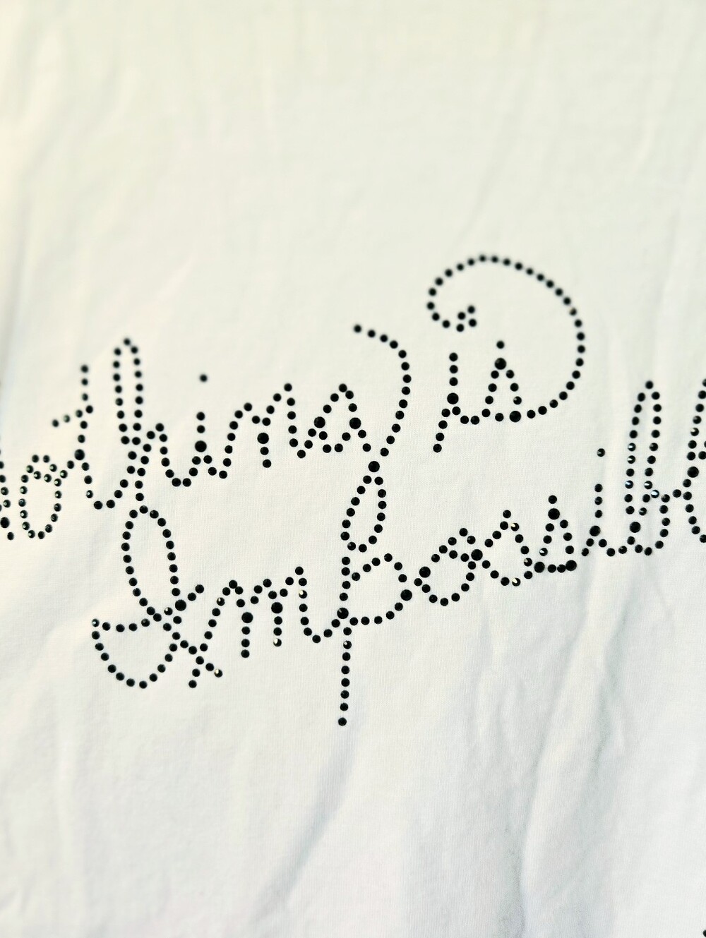 Lauren Moshi Crystal Positive Affirmations shirt - Picture 7 of 11